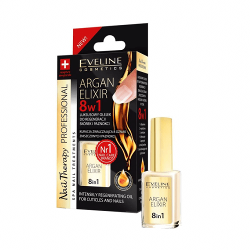 Nourishing oil for nails and cuticles with argan elixir Eveline Cosmetics