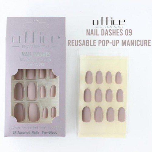 Office Matte Self-Adhesive Nails Without Glue - 09