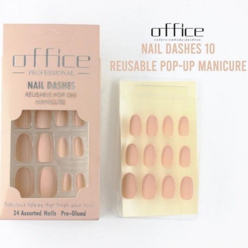 Office Matte Self-Adhesive Nails Without Glue - 10