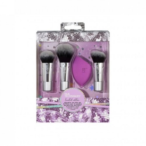 Real Techniques Sparkle On The Go Makeup Brushes Set
